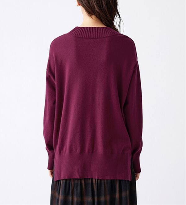 BELLUNA（ベルーナ）の「【新色追加】もちもち素材ハイネックニットプルオーバー（ニット・セーター）」｜詳細画像