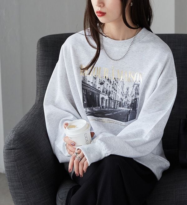 RANAN（ラナン）の「フォトプリントスウェット（トレーナー・スウェット）」｜詳細画像