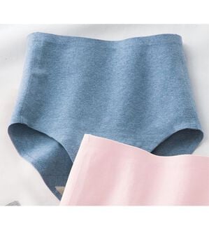 LAVIENNE（ラヴィエンヌ）の「綿混のＳｕ－ｐｉｔａ（スーピタ）安心ショーツ（安心ショーツ）」｜杢ブルー