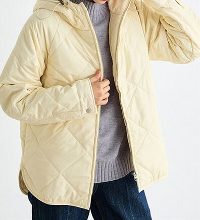 RANAN（ラナン）の「【エコ素材】カポック混Ａラインアウター（ロングコート）」