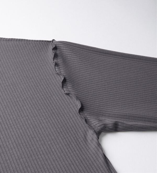 YU'NOW（ユナウ）の「＜リボンカーデ&times;ロングパンツ＞ぷるるん谷間のルームウェア３点セット（パジャマ・ルームウェア）」｜詳細画像