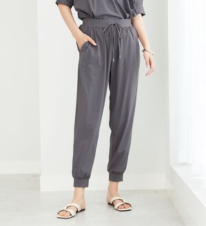 BELLUNA（ベルーナ）の「ヒンヤリ爽快！ジョガーパンツ（フルレングスパンツ）」｜詳細画像