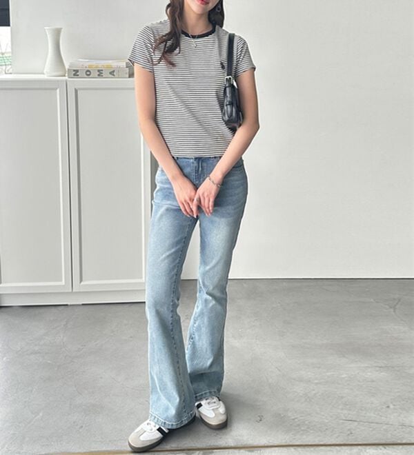 GeeRA（ジーラ）の「【ＵＳ．ＰＯＬＯ．ＡＳＳＮ】汗染み防止ミニＴシャツ（Tシャツ）」｜詳細画像