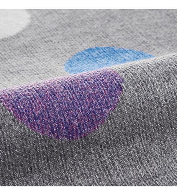 BELLUNA（ベルーナ）の「ドット柄編地調プリントプルオーバー（カットソー）」｜詳細画像