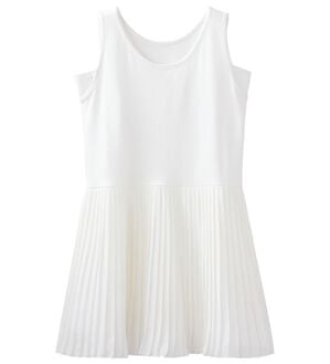 LAVIENNE（ラヴィエンヌ）の「裾魅せプリーツタンクトップ（肌着・インナーウェア）」｜オフホワイト