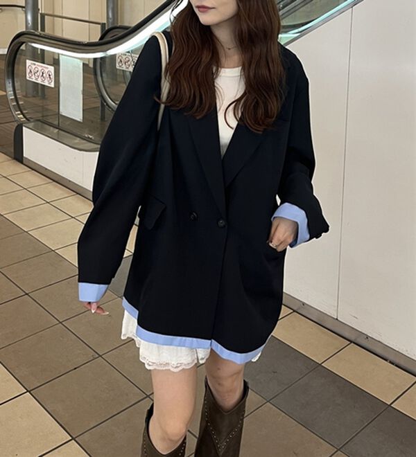 GeeRA（ジーラ）の「レイヤードデザインジャケット（その他ジャケット）」｜詳細画像