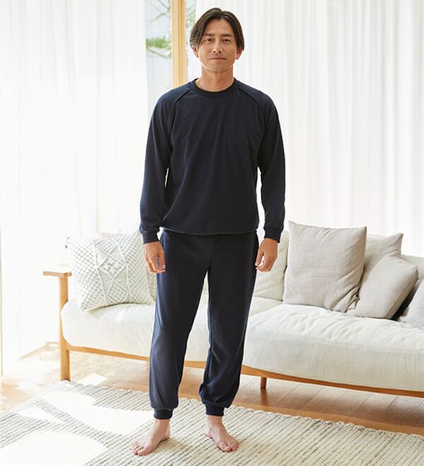 「毎日活躍！スウェット上下セット（メンズルームウェア）」｜詳細画像