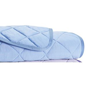 「パッと置くだけピタッと簡単敷パッド（敷パッド）」｜冷感ブルー