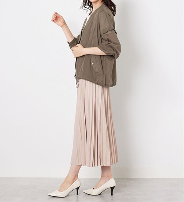 BELLUNA（ベルーナ）の「洗っても形が崩れにくい！プリーツスカート（ロングスカート）」｜詳細画像