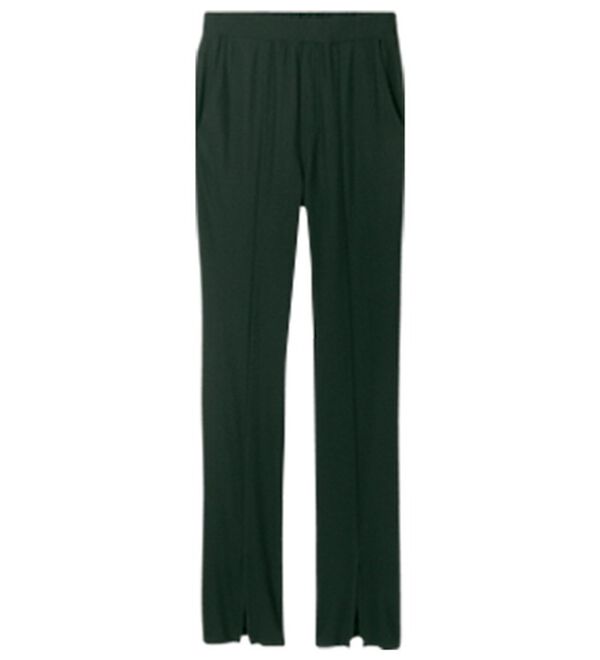 RANAN（ラナン）の「ひんやり！デニム調スリットパンツ（フルレングスパンツ）」｜詳細画像