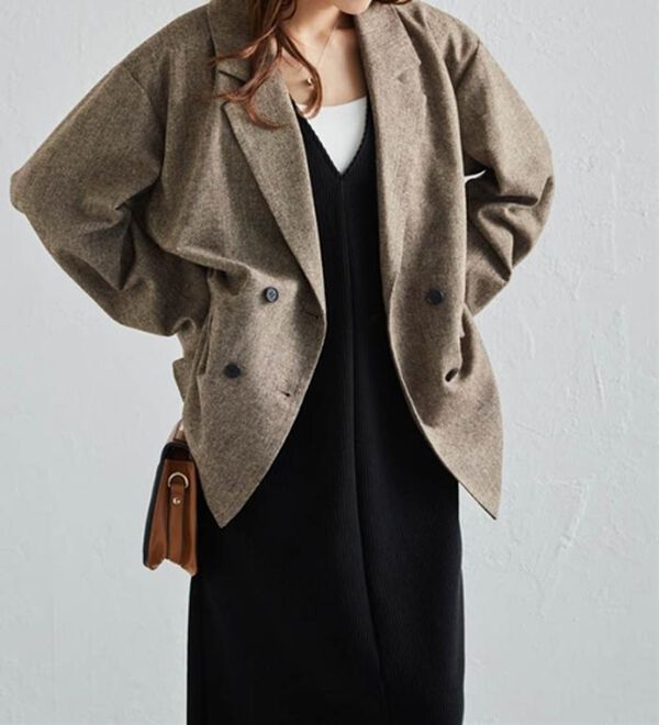 RANAN（ラナン）の「ダブルテーラードツイードジャケット（テーラードジャケット）」｜詳細画像