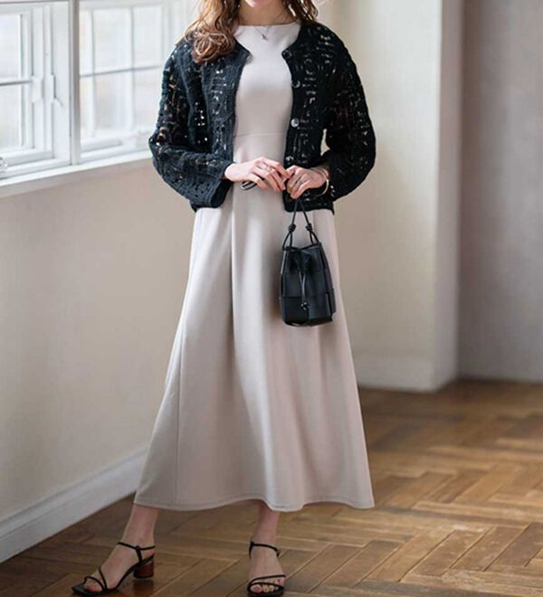 RANAN（ラナン）の「上品見えバックギャザーワンピース（その他ワンピース）」｜詳細画像