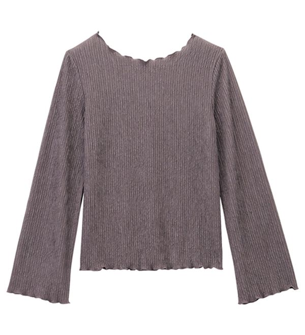 GeeRA（ジーラ）の「【選べる2タイプ】着回し自在なジャカードトップス（カットソー）」｜詳細画像