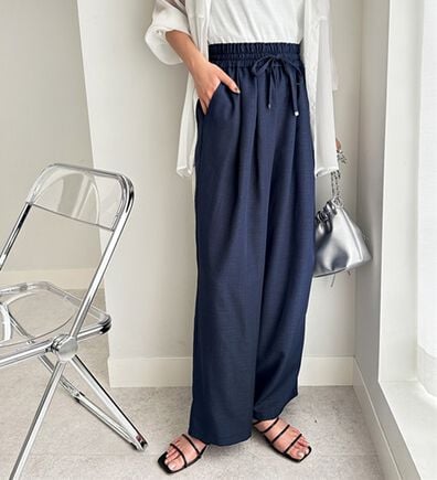 GeeRA（ジーラ）の「【体型カバー】上品なのにラクちんワイドパンツ（フルレングスパンツ）」