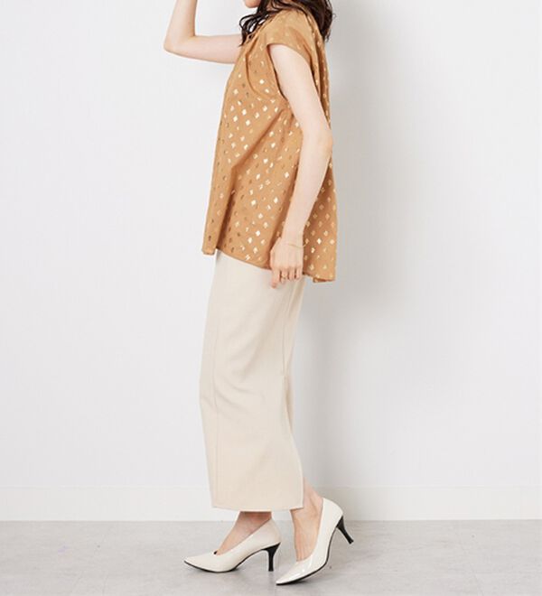 BELLUNA（ベルーナ）の「プロヴァンス箔プリントブラウス（ブラウス）」｜詳細画像