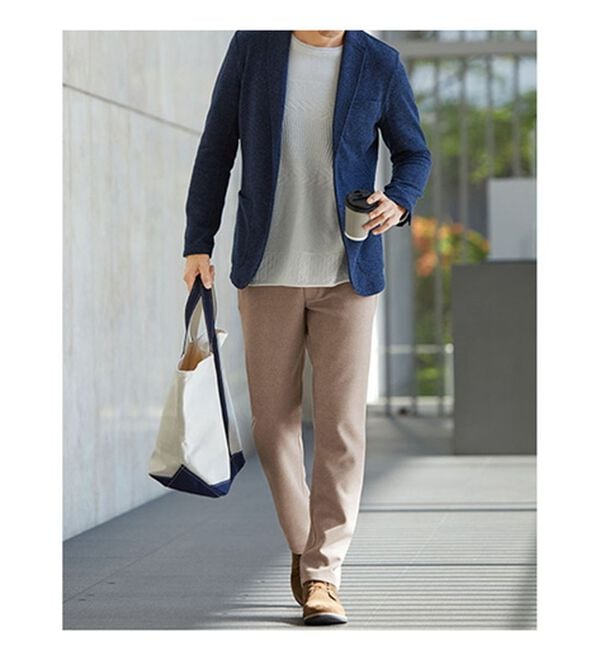 「【３本組】そのままお出かけジャージパンツ（メンズフルレングスパンツ）」｜詳細画像