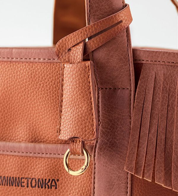 BELLUNA（ベルーナ）の「＜ミネトンカ＞フリンジ２ＷＡＹ手提げ（ハンドバッグ）」｜詳細画像