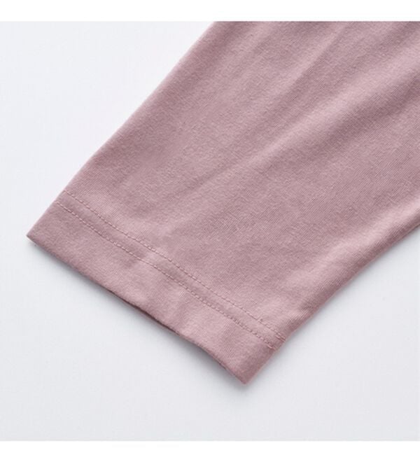 YU'NOW（ユナウ）の「ラグランスリーブＴシャツ＆ショートパンツセット（パジャマ・ルームウェア）」｜詳細画像