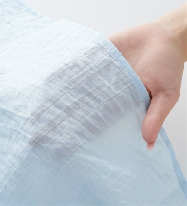 RANAN（ラナン）の「配色パイピングシアーシャツ（シャツ）」｜詳細画像