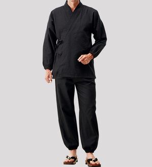 「蜂巣織作務衣（メンズ和装・浴衣・和装グッズ）」｜詳細画像