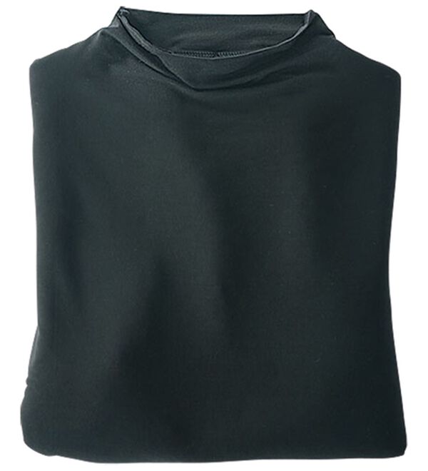 BELLUNA（ベルーナ）の「なめらかテンセル（ＴＭ）繊維ボトルネックプルオーバー（カットソー）」｜黒