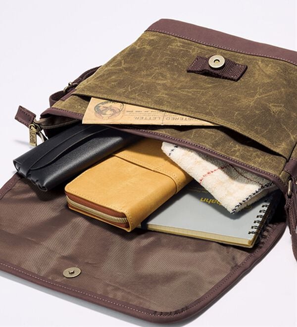 「＜Ｌｅｅ＞ビンテージ風帆布ショルダー（メンズショルダーバッグ）」｜詳細画像