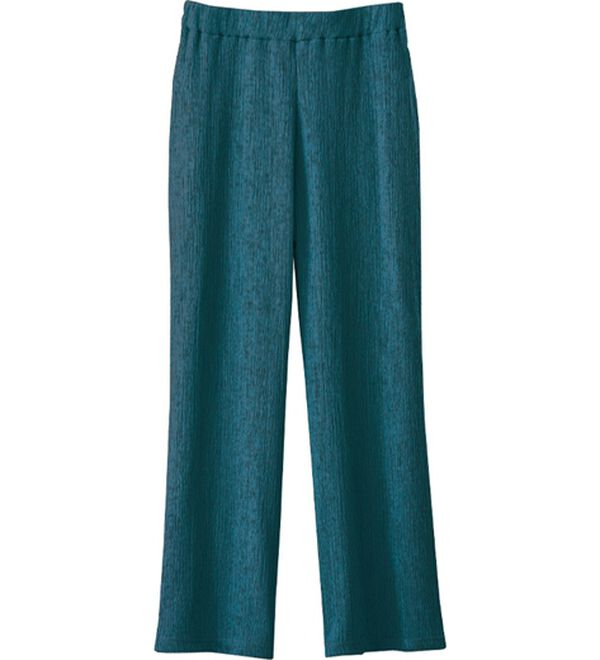 BELLUNA（ベルーナ）の「ゆったり快適！楊柳素材イージーパンツ（ワイドパンツ・ガウチョ）」｜詳細画像