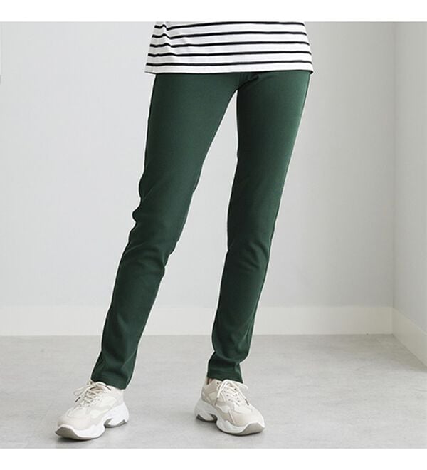 BELLUNA（ベルーナ）の「美ストレッチ素材レギンスパンツ（スパッツ・レギンス）」｜モスグリーン2