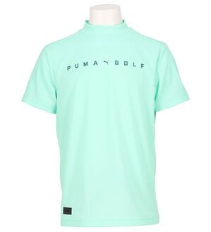 「＜ｐｕｍａ＞ゴルフＬＯＧＯ半袖モックネックシャツ（メンズシャツ）」｜ミントジェリー