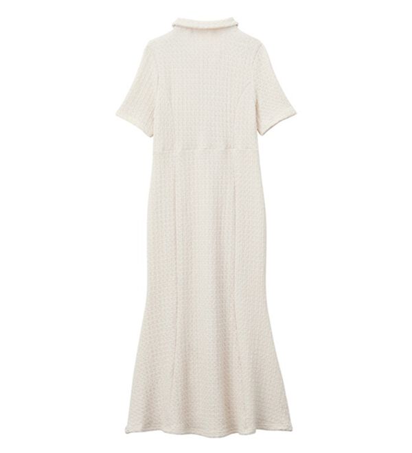 GeeRA（ジーラ）の「全骨格細見え！表面感素材マーメイドワンピース（その他ワンピース）」｜詳細画像