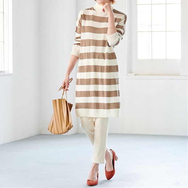 RANAN（ラナン）の「カシミヤタッチニットワンピース（ニットワンピース）」｜詳細画像