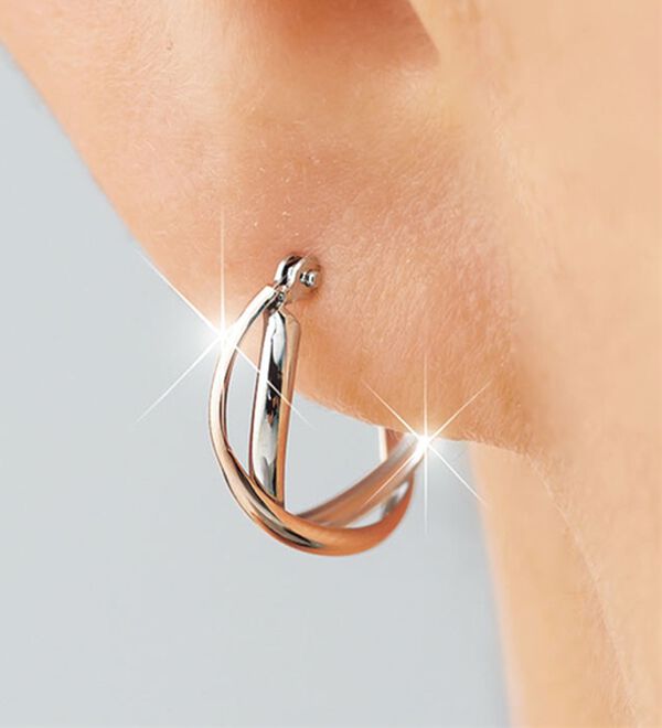 ルフラン（ルフラン）の「着け外しカンタン　１０金ボリュームピアス（イヤリング・ピアス）」｜詳細画像