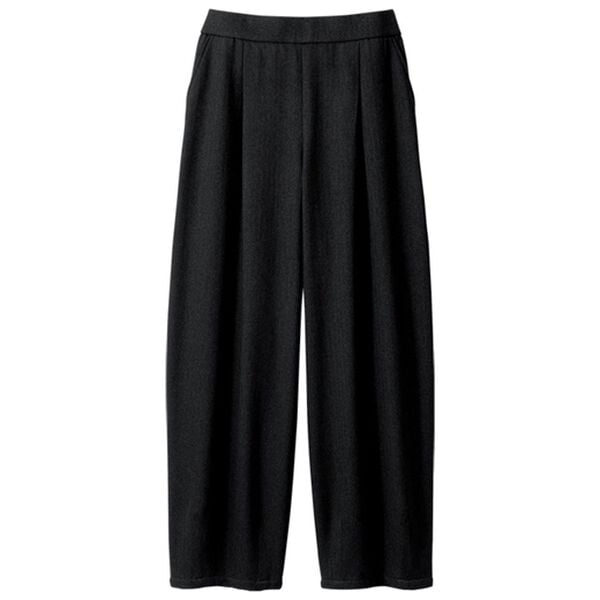 ルフラン（ルフラン）の「【３本組】ウール調裾すっきりワイドパンツ（ワイドパンツ・ガウチョ）」｜詳細画像