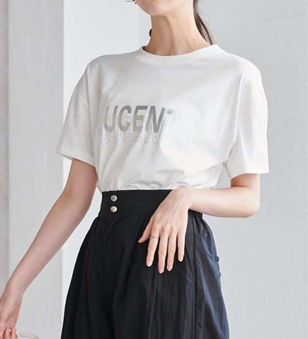 RANAN（ラナン）の「ロゴプリントTシャツ（Tシャツ）」｜詳細画像