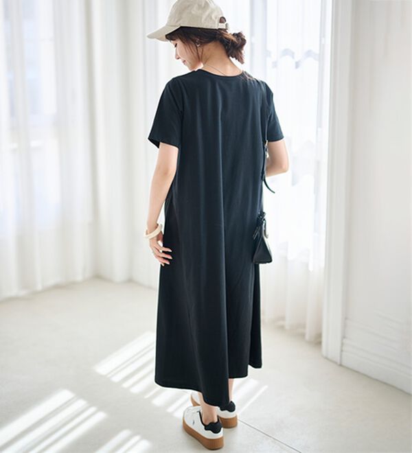 RANAN（ラナン）の「【5つの機能付】ひんやりポケット付マキシワンピース（その他ワンピース）」｜詳細画像