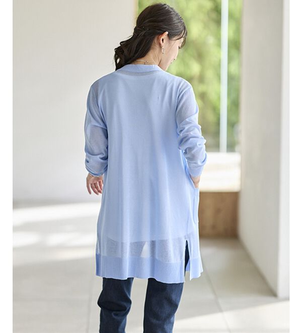 BELLUNA（ベルーナ）の「ＩＣＥＣＬＥＡＮｌｉｇｈｔ！多機能素材ニットカーディガン（ニットカーディガン）」｜詳細画像