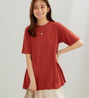 BELLUNA（ベルーナ）の「【接触冷感】ヒンヤリ！サイドタック使いチュニック（チュニック）」｜詳細画像