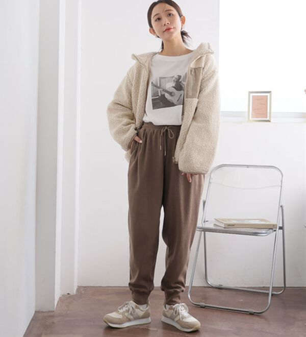 A HAPPY MARILYN（アハッピーマリリン）の「【Ｌ～６Ｌ／選べるデザイン】ラインで着やせる！楽ちん美脚ラインパンツ（フルレングスパンツ）」｜詳細画像