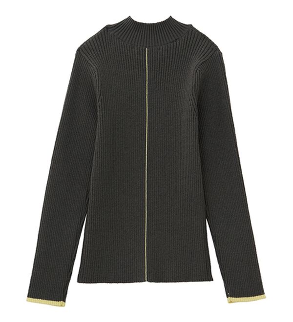 RANAN（ラナン）の「もちもちリブパイピングハイネックニット（ニット・セーター）」｜詳細画像