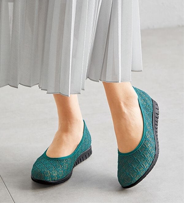 ルフラン（ルフラン）の「総レースが素敵なコンフォートパンプス（パンプス）」｜詳細画像