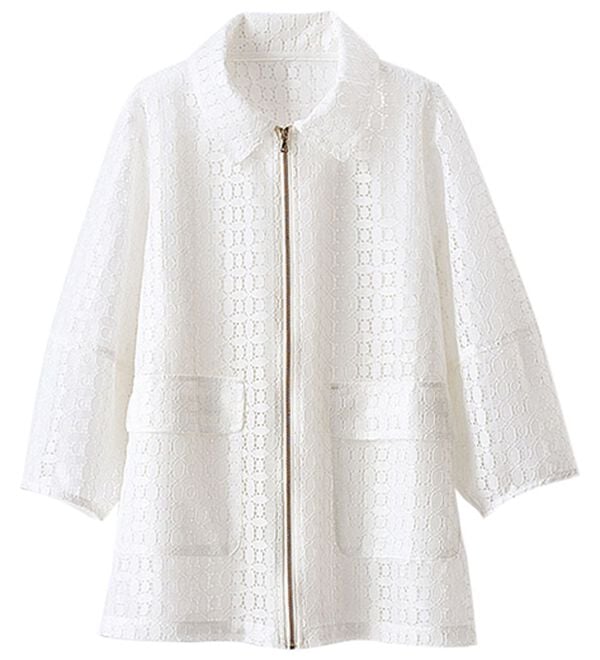 BELLUNA（ベルーナ）の「上品花柄レースジャケット（その他ジャケット）」｜詳細画像