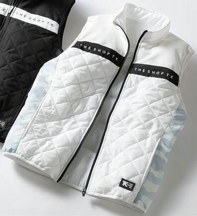 「＜ザ　ショップ　ティーケー＞軽量ストレッチカモフラ柄ベスト（メンズベスト）」