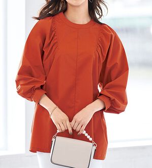 BELLUNA（ベルーナ）の「錯覚華奢見せ！ふわりブラウス（ブラウス）」｜詳細画像