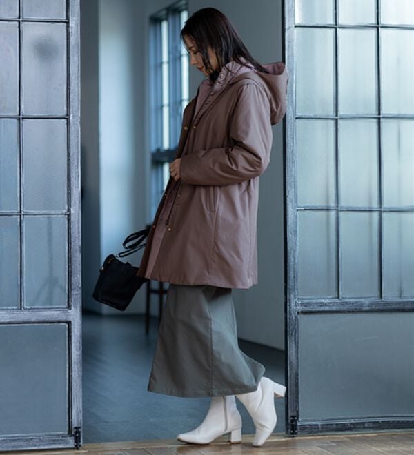 BELLUNA（ベルーナ）の「Ａｉｒｙ　＆Ｗａｒｍ　あったか軽量デザインコート（ロングコート）」｜詳細画像