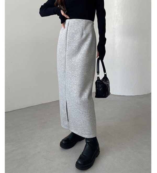 GeeRA（ジーラ）の「楽ちん！滑らか美ラインダンボールナロースカート（ロングスカート）」｜詳細画像