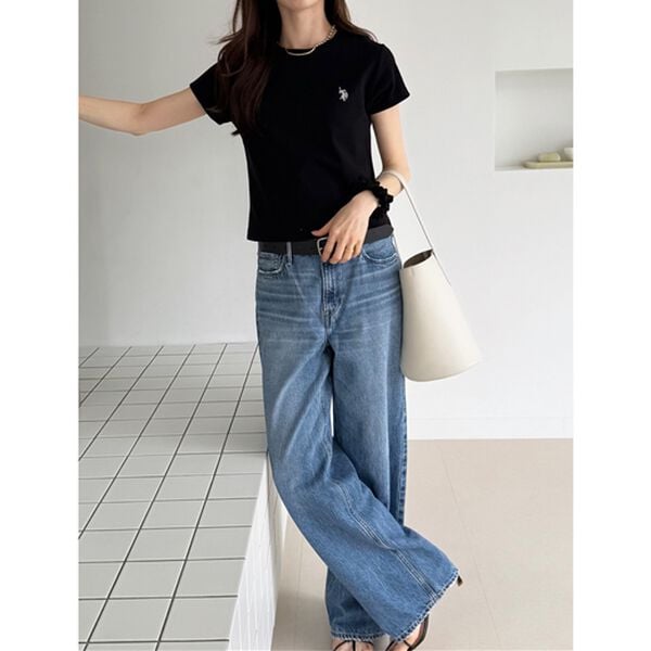 GeeRA（ジーラ）の「【ＵＳ．ＰＯＬＯ．ＡＳＳＮ】汗染み防止ミニＴシャツ（Tシャツ）」｜詳細画像