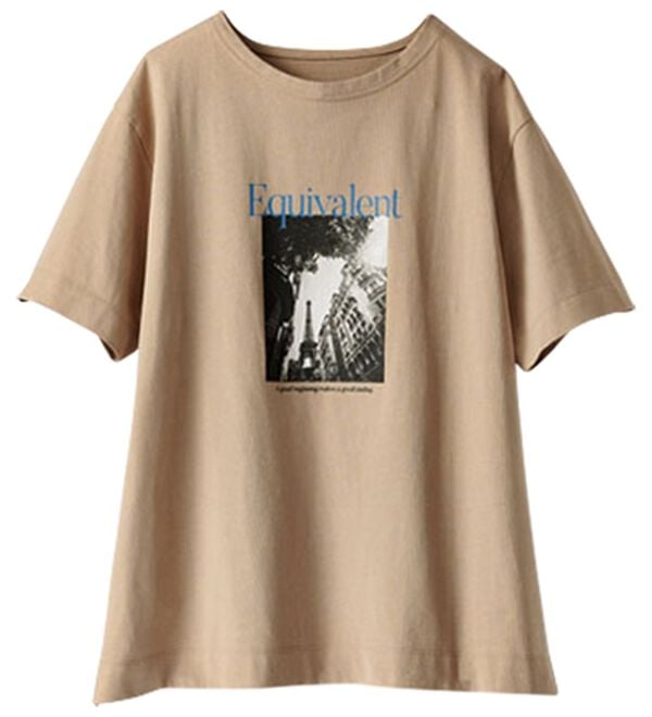 BELLUNA（ベルーナ）の「ヒンヤリ！綿１００％大人フォトプリントＴシャツ（Tシャツ）」｜詳細画像