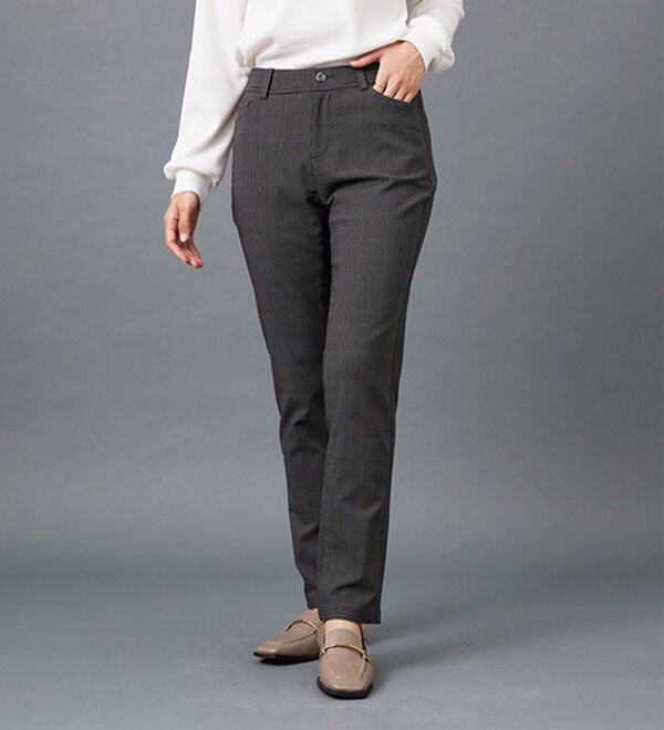 ビースリー　裏起毛　ストレッチ美脚パンツ 美脚ストレッチ裏起毛パンツ - ベルーナ【公式】