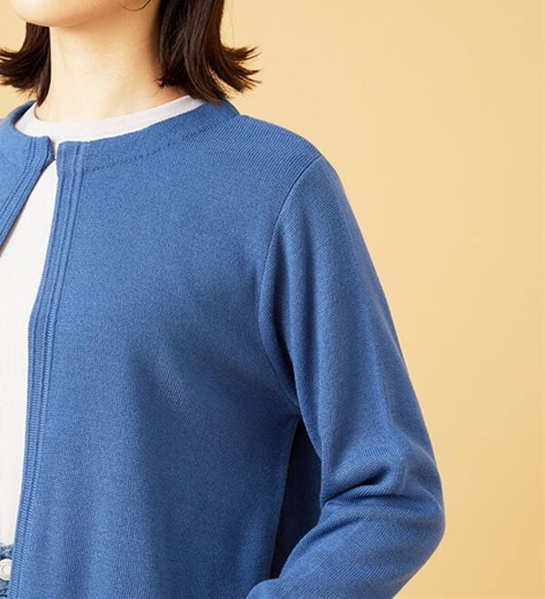 BELLUNA（ベルーナ）の「嬉しい機能付！ミラノリブカーディガン（ニットカーディガン）」｜詳細画像