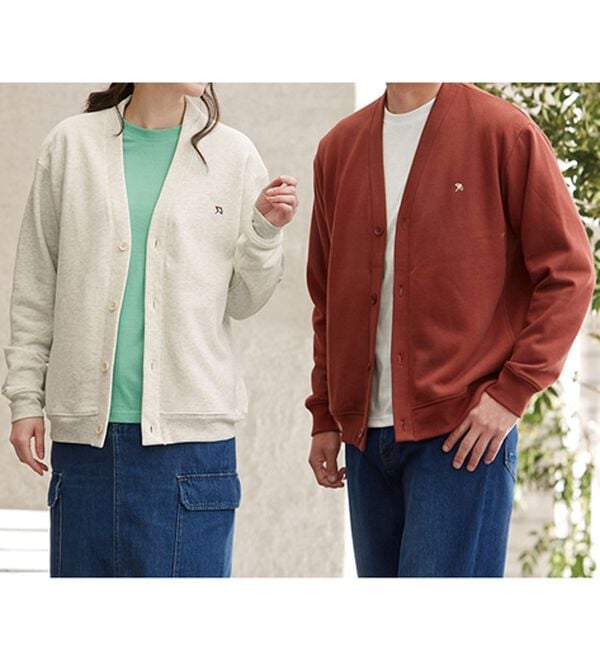 「＜アーノルド　パーマー＞さっと羽織れるスウェットカーデ（メンズカーディガン）」｜詳細画像